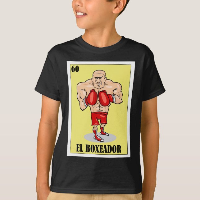Funny Mexic Boxing Design - El Boxeador 1 T-Shirt (Vorderseite)