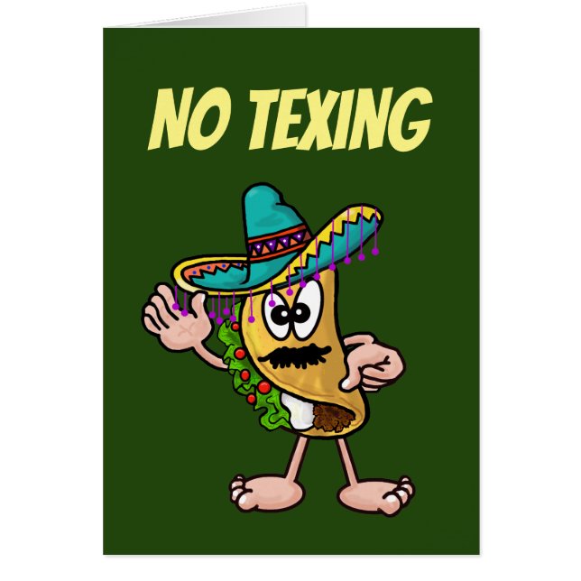 Funny Mexicaine Taco Anniversaire ou carte Cinco d (Devant)