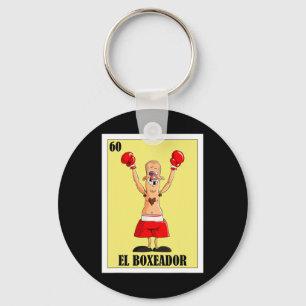 Funny Mexican Boxing Design - El Boxeador Schlüsselanhänger