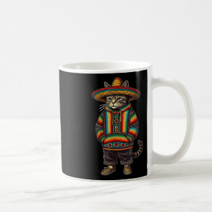 Funny Mexican Cat Sombrero Baja Cinco De Mayo Cat Kaffeetasse