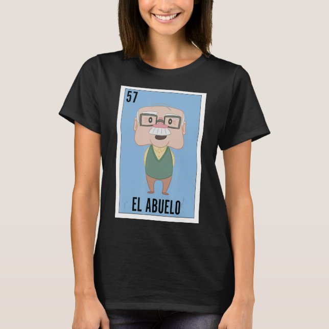 Funny Mexican for Opa - El Super Abuelo 2 T-Shirt (Vorderseite)