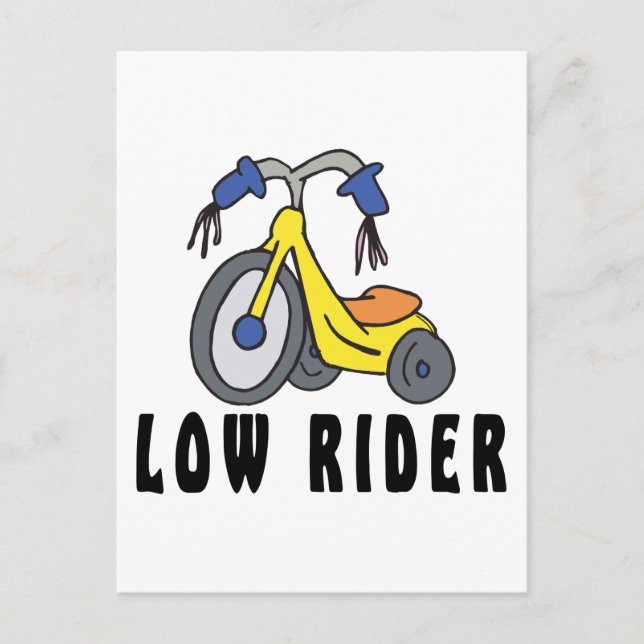 Funny Mexican Low Rider Postkarte (Vorderseite)