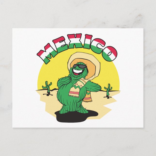 Funny Mexico Postkarte (Vorderseite)