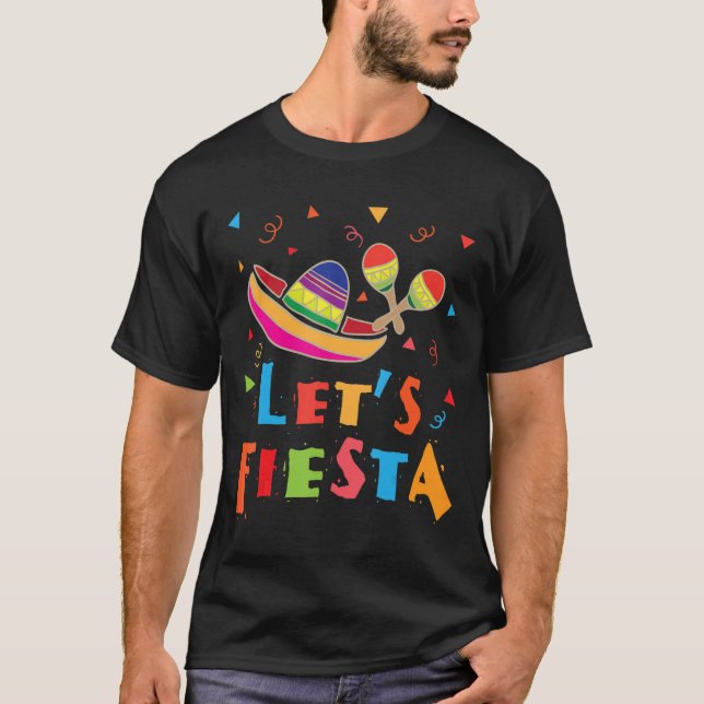 Funny Mexico Shirt - Fiesta - Mexikanisches Party  (Vorderseite)