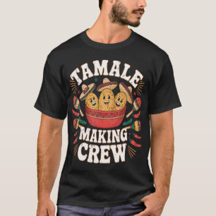 Funny mexikanisch Tamale Crew Familienpass T-Shirt