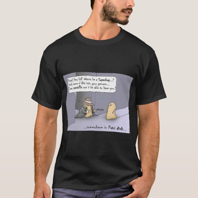 Funny Microbiology Shirt Bacteria DNA (Vorderseite)