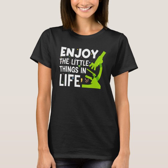 FUNNY MICROSCOPE,MICROBIOLOGISTS BIOLOGISTS NERD S T-Shirt (Vorderseite)
