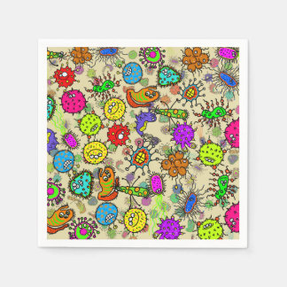 Funny Microscopic Labororganisms Serviette