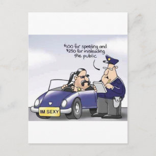 Funny Midlife Crisis Postkarte