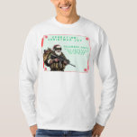 Funny Military/Christmas Santa T-Shirt<br><div class="desc">Versag nie</div>