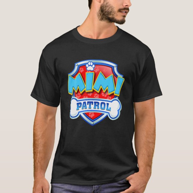 Funny Mimi Patrol - Hunde Mama, Vater für Männer F T-Shirt (Vorderseite)