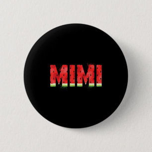 Funny Mimi Watermelon Sommerfrüchte Familie Matchi Button