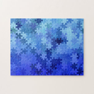 Funny Mind Teaser Puzzle ein Puzzle / Blau