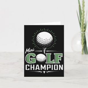 Funny Mini Golf Miniatur Golfplatz Golf Club Golfe Karte