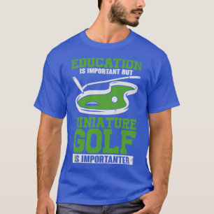 Funny Miniatur Crazy Golf Player T-Shirt