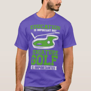 Funny Miniature Crazy Golf Player Geschenk T-Shirt
