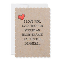 Funny Minimalistisch Custom Text Valentine Flat Ca