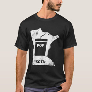 Funny Minnesota Pop und Soda Retro Geschenk gestör T-Shirt