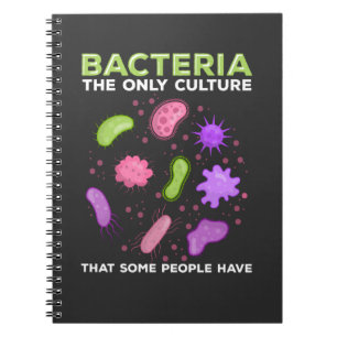Funny Mircobiology Bacteria Culture Spaß Notizblock