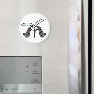 Funny Mit Augen Cartoon Mosquito Magnet