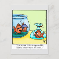 Funny Mobile Zuhause Spaß Postcard