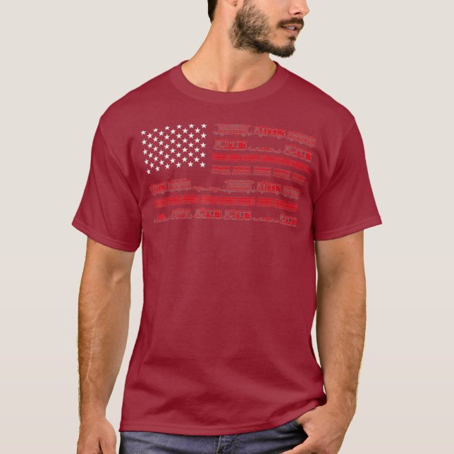 Funny Model Railtrain Train Worker Geschenk Niedli T-Shirt (Vorderseite)