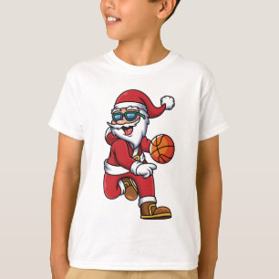 Funny Modern Basketball Weihnachten Weihnachten We T-Shirt