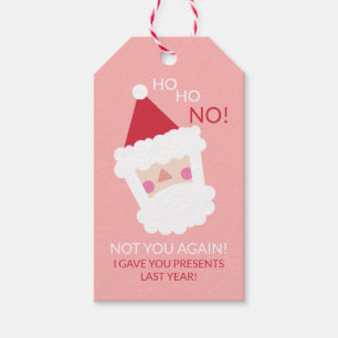 Funny Modern Christmas Weihnachten Weihnachtsmann Geschenkanhänger