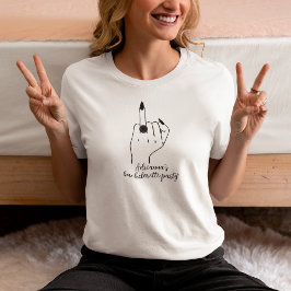 Funny Modern Junggeselinnen-Abschied Bridge Ring F T-Shirt