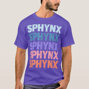 Funny Modern Repeat Tet Design Sphyn T-Shirt