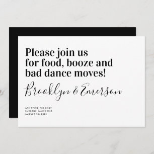 Funny Modern Typografy Wedding rettet das Datum Save The Date