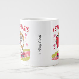 Funny & Modern Valentinstag für Ihn & sie Jumbo-Tasse