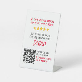 Funny modern verlassen Rezension Promotionherberge Sockelschild