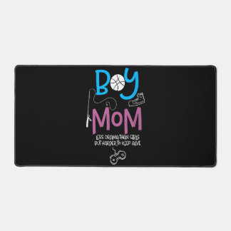 Funny Mom of Boys Proud Mom Good Mothers Day Schreibtischunterlage