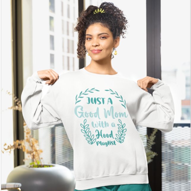 Funny Mom zitiert sarkastische Frauen Ehefrau Gesc Sweatshirt (Joke mom quote trendy, modern typography gift idea. )
