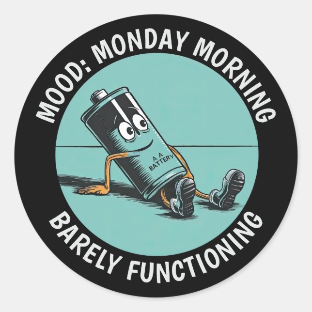 Funny Monday Sticker Set (Vorderseite)