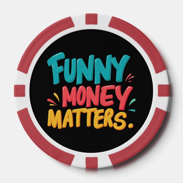 Funny Money Matters Pokerchips (Vorderseite)