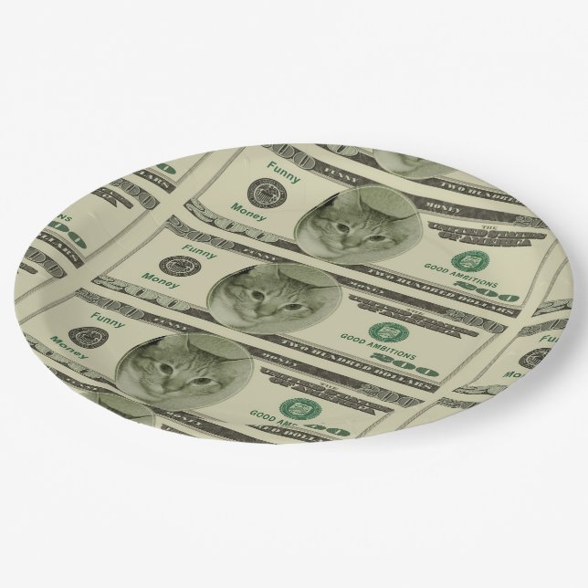 Funny Money Pappteller (Schrägansicht)