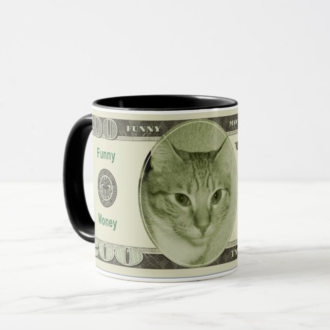 Funny Money Tasse (Vorderseite Links)