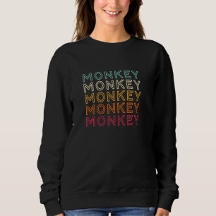 Funny Monkey Ape Parco Tassino Sweatshirt