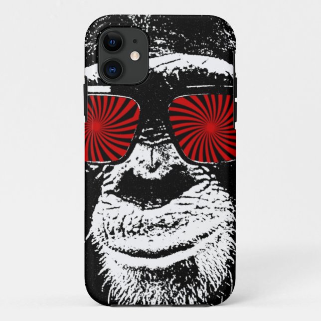 Funny Monkey Case-Mate iPhone Hülle (Rückseite)