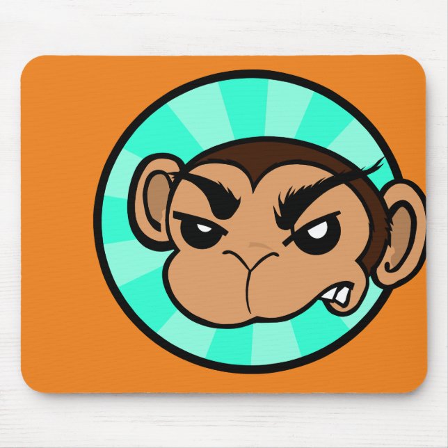 FUNNY MONKEY HORIZONTAL MOUSE PAD MOUSEPAD (Vorne)
