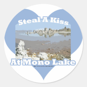 Funny Mono Lago Say Runder Aufkleber