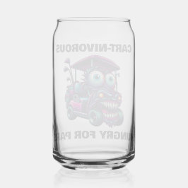 Funny Monster Golf Cart Geschenk Sport Fans Dosenglas