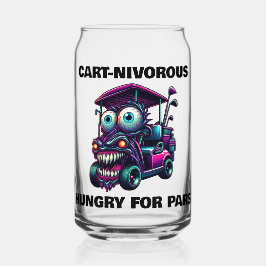 Funny Monster Golf Cart Geschenk Sport Fans Dosenglas