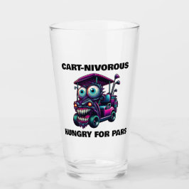 Funny Monster Golf Cart Geschenk Sport Fans Glas