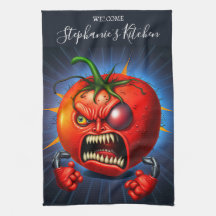 Funny Monster Red Tomato Boxer