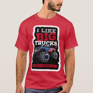Funny Monster Trucks sind meine Jam Cool Monster T T-Shirt