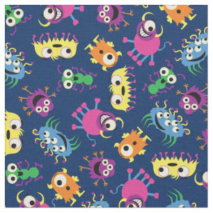 Funny Monsters Niedlich Kids Decke Stoff