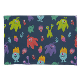 Funny Monsters Pillowcase Kissenbezug